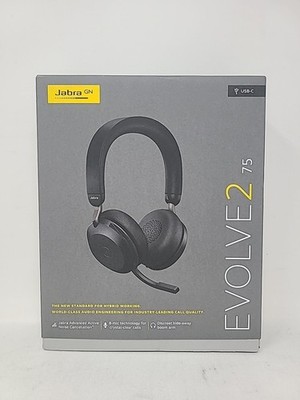 Buy Jabra Evolve2 75 Wireless Headset - Black, USB-C, UC