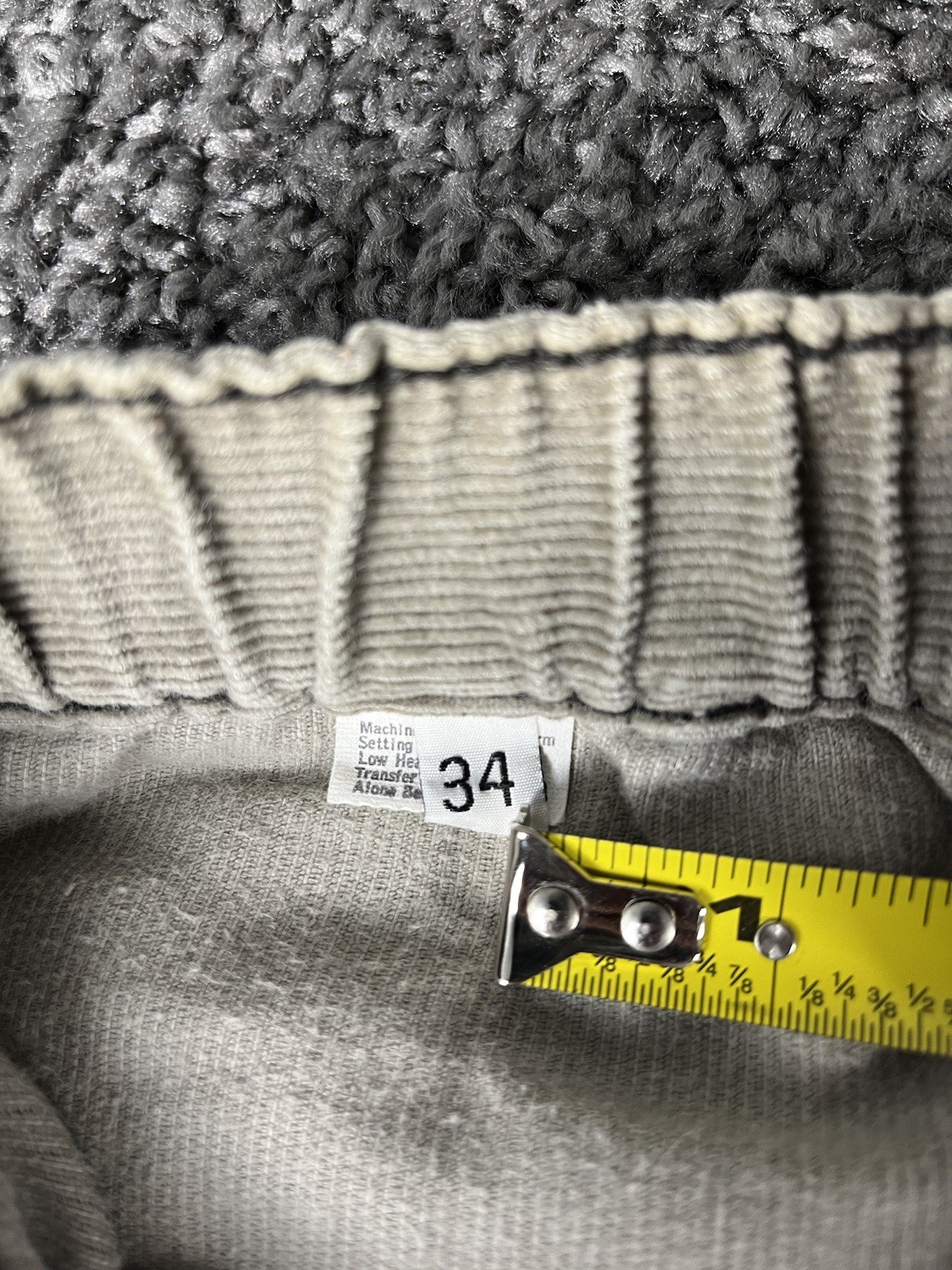 Rare Vintage 1970’s Levi’s 573 Diamond Label Corduroy Straight Leg Size 26x31 image 9