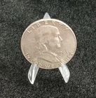Silver 90%  1963 D Franklin Half Dollar nice looking coin  TP 10353
