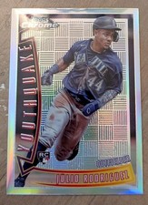 2022 Topps Chrome Julio Rodriguez Youthquake Refractor Rookie Card RC #YQ-2