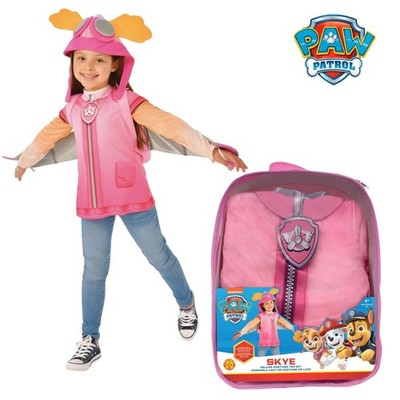   Paw Patrol Skye Nickelodeon Kinderkostüm mit Rucksack Backpack Rosa 104-116
