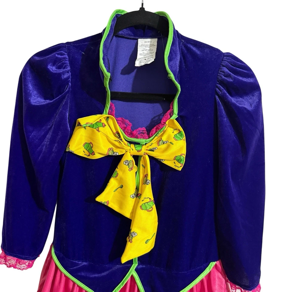 Disfraz Sombrerero Loco Adolescente Niñas Talla XL Alicia en el País de las Maravillas Espíritu Halloween Foto 2 de 4