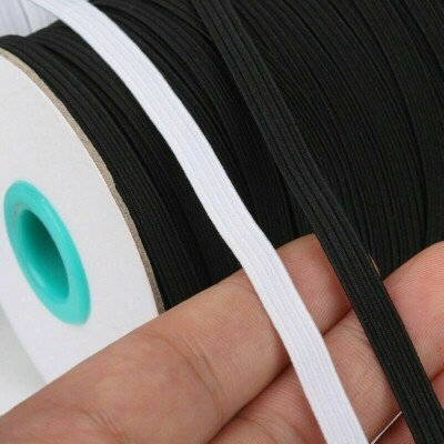 100 Yards Polyester Elastische Kordel Stretch Handwerk Nähen Zum Selbermachen Materialien 1/4'' Breite