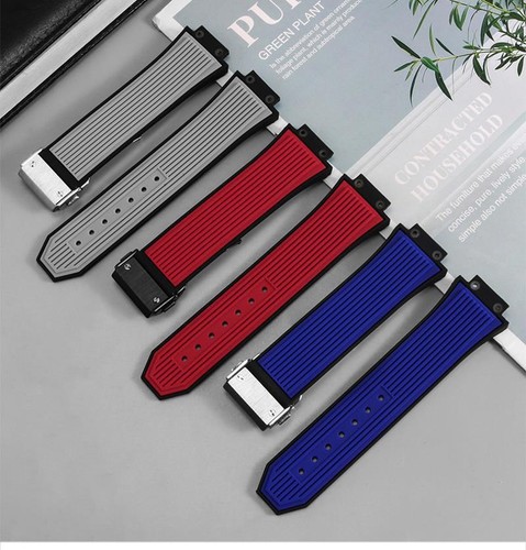 Watch Strap Band Rubber Silicone Watchband Bracelet For Hublot Watch Big Bang - Bild 11 von 49