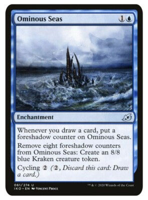 1x OMINOUS SEAS - Ikoria - MTG - Magic the Gathering