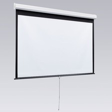 luma 60x60 mw white case 207002 projector scr...