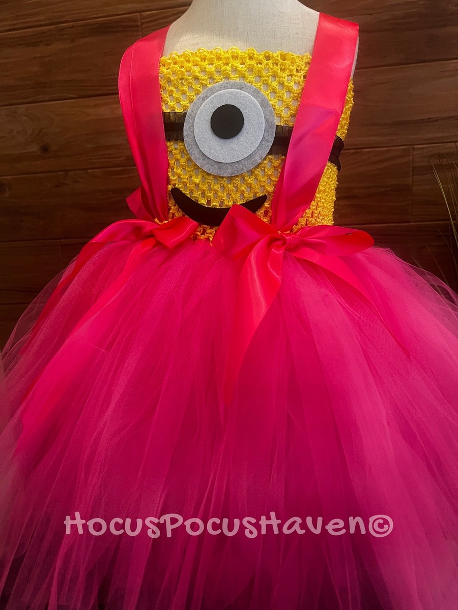 pink minion dress Minon Tutu Outfit
