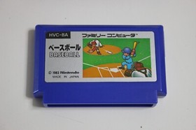 Baseball Famicom NES (Nintendo, 1983) in Box with Manual from Japan / Good!