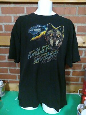 Harley Davidson Wolf bootlegger 2xl Shirt Knoxville Tennessee Nice Look