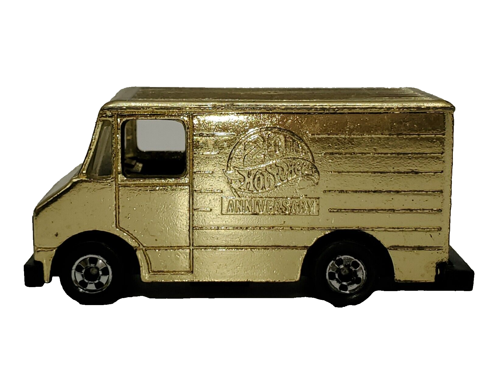 Hot Wheels 1976 COMBAT MEDIC Gold Chrome 20th Anniversary Black Wall Van Vtg