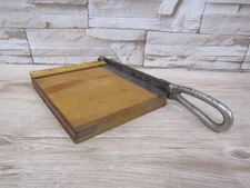 Vtg Small Burke & James Chicago Ingento No 6 Paper Film Trimmer Cutter 5" x 6"