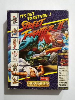 Commodore 64 Street Fighter 2 Spiel von Capcom / US Gold - getestet funktioniert
