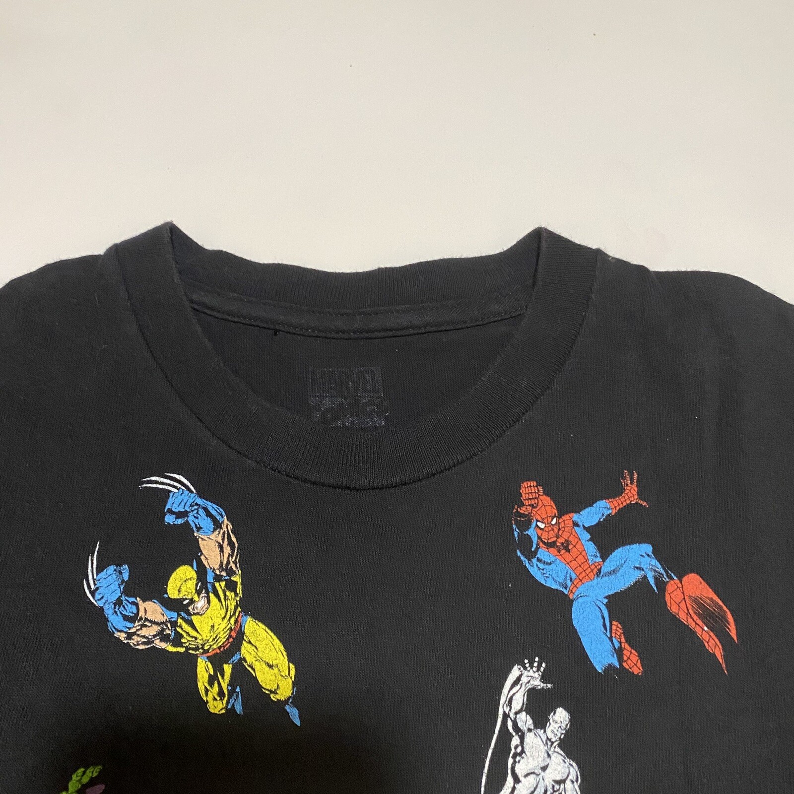 Vintage Style Marvel Comic All Over Screen Print T Sh… - Gem