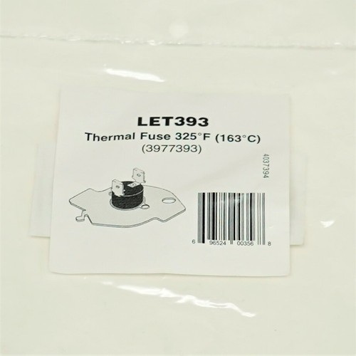 WP3977393 for Whirlpool Roper Dryer Thermostat Thermal Fuse 325 degree