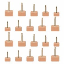 20 Pairs High Heel Caps Covers Heels Tips Replacement Kits Dowels for High Heels
