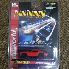 ORIGINAL AUTO WORLD FLAME THROWER, '70 CHEVY CAMARO, ORANGE/WHITE, NEW