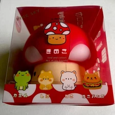 Japanese Style Pink Sky Jumbo Mushroom Squishy Toy