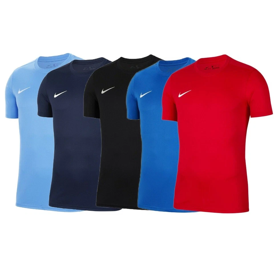 Nike Para Hombre Camiseta Park VII Dri-Fit Cuello Redondo Deportes Gimnasio Fútbol Camiseta Top Camiseta