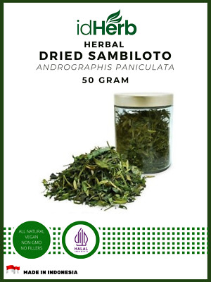 50-500 gr DRIED SAMBILOTO ANDROGRAPHIS PANICULATA ORGANIC NATURAL HERBAL HERBS