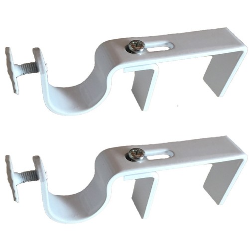 NoNo Bracket - No Drill Curtain Rod Bracket Attachment over Blinds