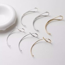 Brass Wire Pendants,Long Bar Snake Shape Charms, Earring Component Charms