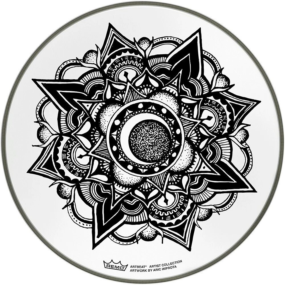 Remo ArtBEAT Aric Improta Nocturnal Bloom Artist Collection Drum Head 13