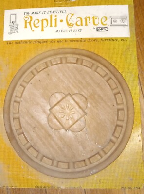 Vintage Furniture Resin Applique Craft Project Mid Century Plaque Repair Deco 