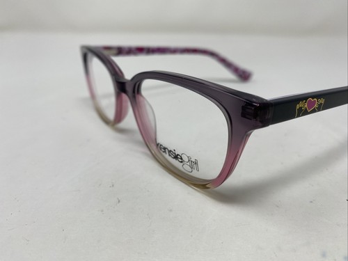 Kensie Girl Love PU 47-16-130 Purple Full Rim Plastic Eyeglasses Frame KO12 - Picture 2 of 8