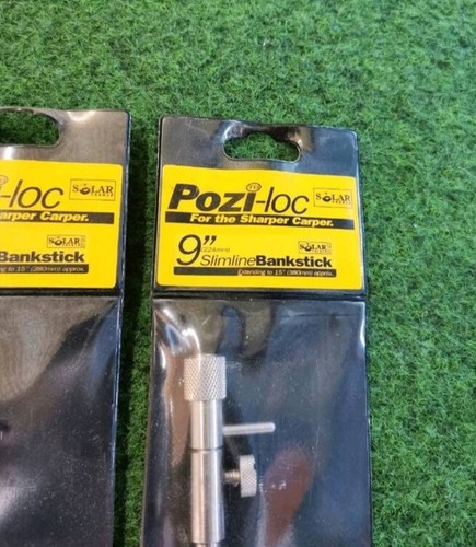 2 × Solar Tackle (1. Serie!) Pozi-loc Slimline 9" Banksticks Angeln Carp Rod-Pod - Bild 5 von 5