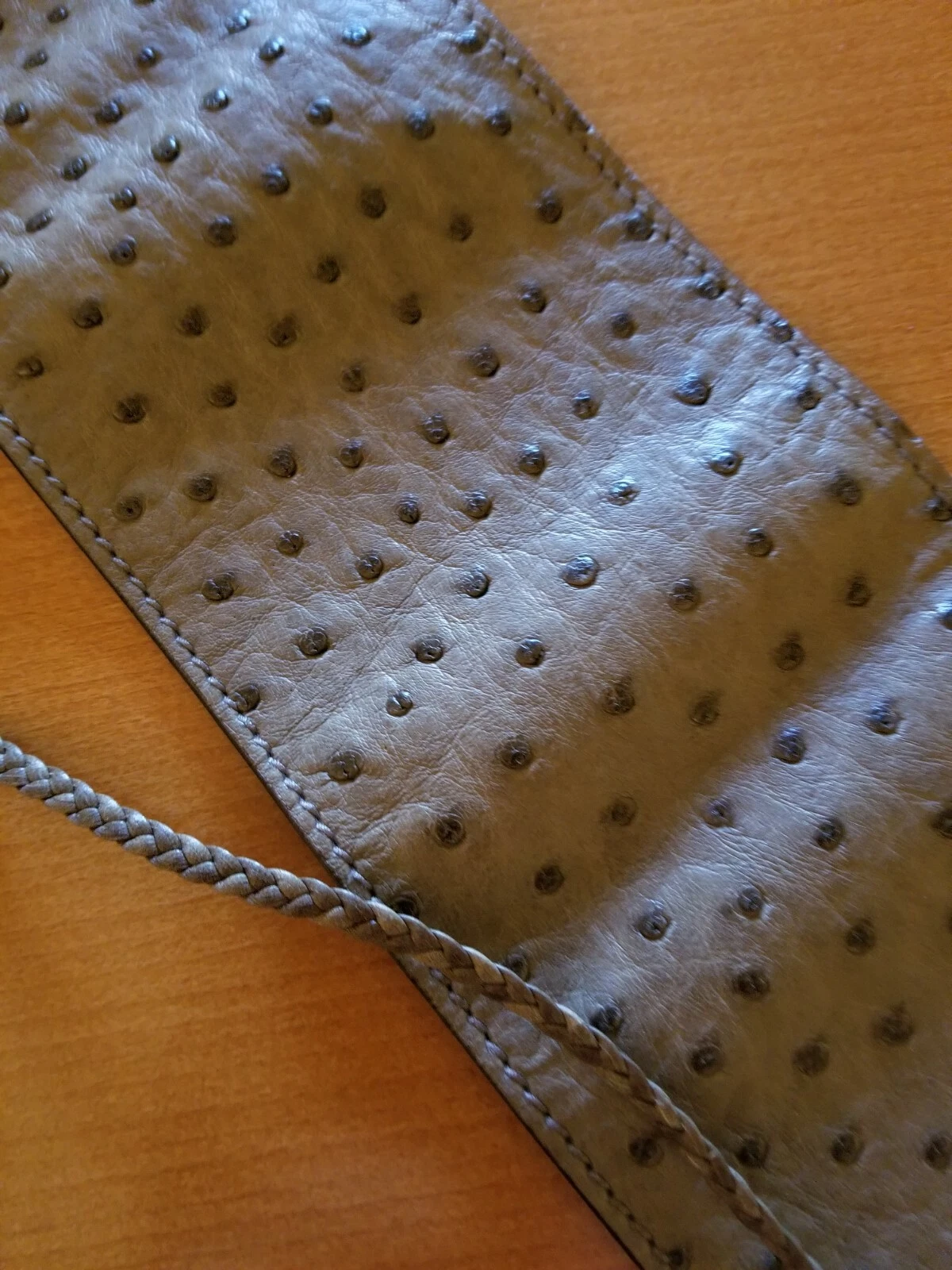 Ceinture autruche Obi Gucci