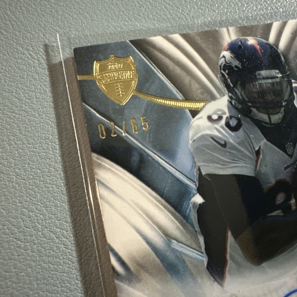 JULIAN THOMAS 2014 Topps Supreme Autograph  02/65 - Image 2 of 2