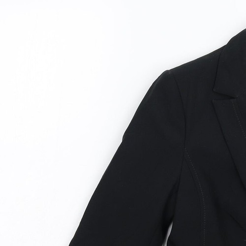 New Look Womens Black Polyester Blend Suit Jacket Size 10 - Picture 3 of 12