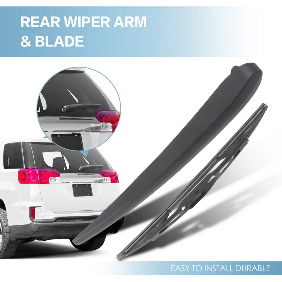 9 Inches Rear Wiper Arm w/ Blade For 2010-2017 Chevrolet Equinox GMC 12 inches - Image 3 of 4