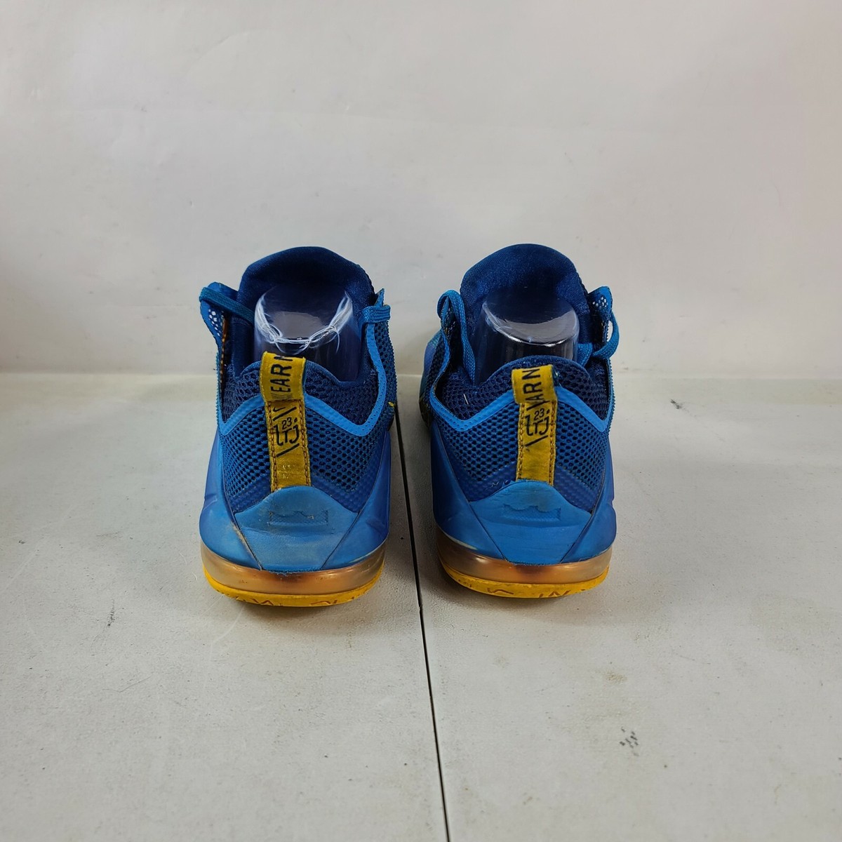 Nike Lebron XII 12 Low Entourage Men\'s 724557-484 Blue Gold Size 10.5 Basketball Nike LeBron 12 Low Entourage for Sale | Authenticity  main image 2