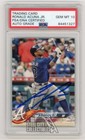 Ronald Acuna Jr 2018 Topps Series Two Autograph Rookie Card #698 PSA/DNA 10