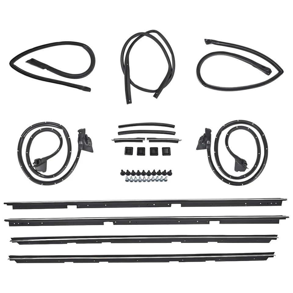 17 Pcs Door Tailgate Weatherstripping Seal Kit For any 1978-1987 Chevy El Camino - Image 4 of 4