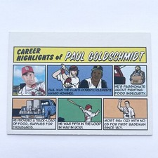 Paul Goldschmidt 2022 Topps Heritage 1973 Comic Card Cardinals SP #73TC-16