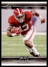 2017 Leaf Draft Gold ArDarius Stewart Rookie Alabama Crimson Tide #4 NCAA