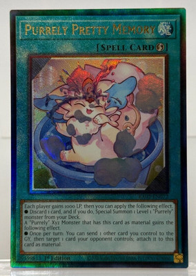 Yu-Gi-Oh! TCG Purrely Pretty Memory RA02-EN072 Prismatic Ultimate Rare NM/M