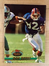 Don Beebe, 1993 Stadium Club, #412, Buffalo Bills,