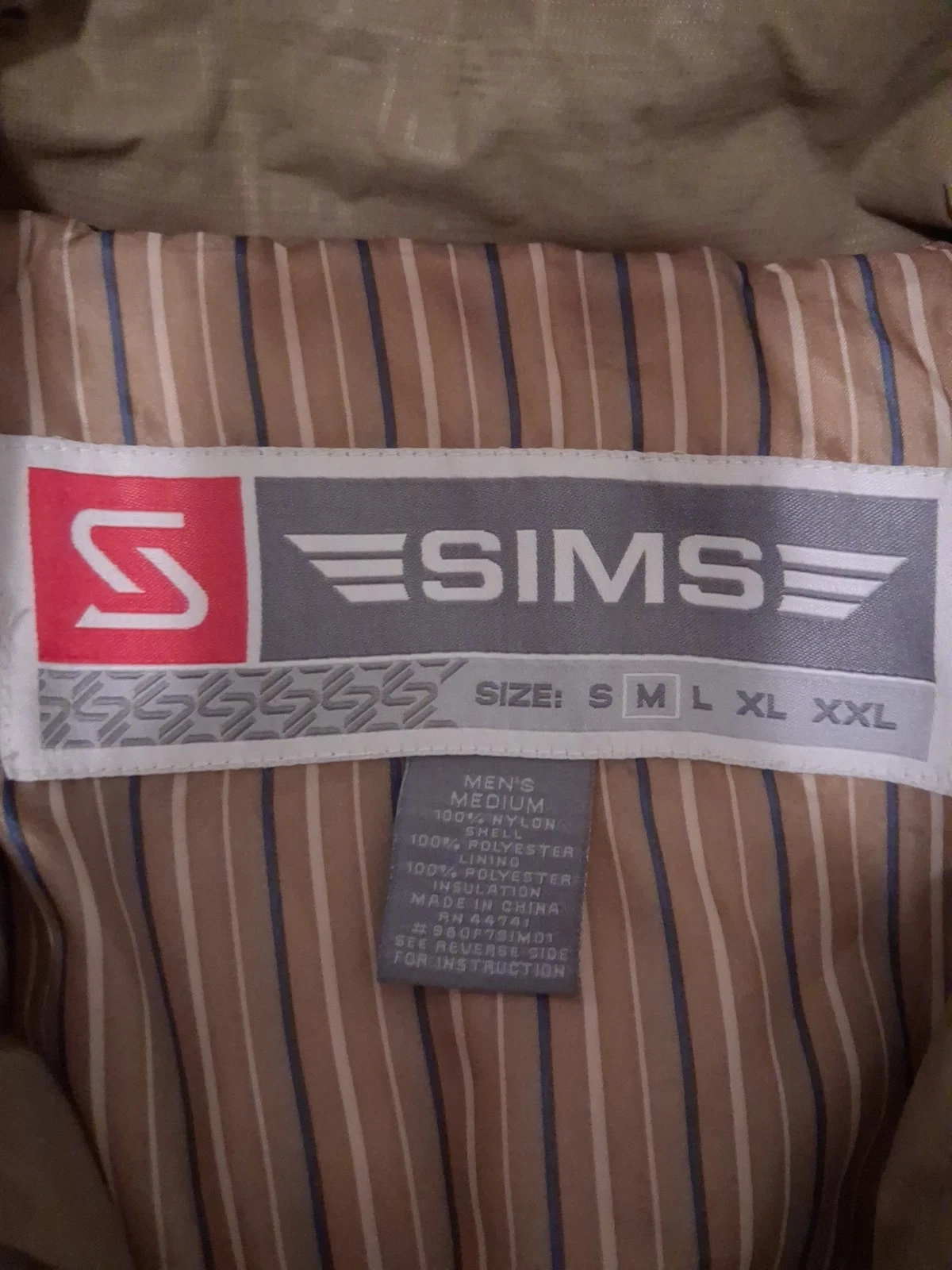 This Is A SIMS (Or Sims Snowboards) Men’s Vintage/retro Apparel - product detail image 1