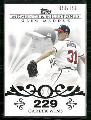 2008 Topps Moments & Milestones #8-229 Greg Maddux #/150