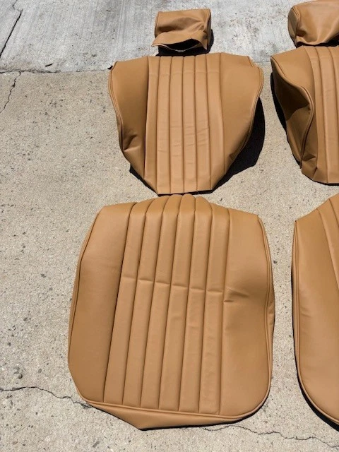 BMW E9 3.0CS 2800CS KIT DE ASSENTO ESTOFADO TRASEIRO DIANTEIRO CONJUNTO 100% COURO SELIM NOVO - Imagem 3 de 4
