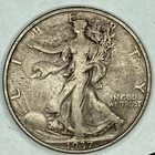 1937 Walking Liberty Half Dollar 90% silver
