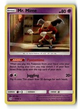 Pokemon Card Mr. Mime Holo LP Detective Pikachu 11/18