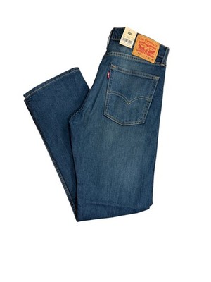 Levi's 513 Mens Slim Straight Fit Stretch Jeans Color Medium Blue Wash 085130200