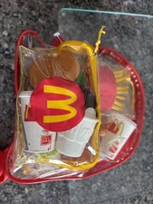 VTG Lot McDonald's Play Food Set Hamburger Storage Container See Pics. 2003