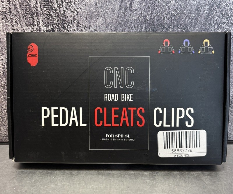 CNC Bicycle Pedal Cleats - Road Bike - For Shimano SPD-SL Pedals - New open box