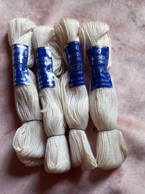 LOT 4 ECHEVETTES COTON A BRODER LUSTRE M.F.A. N°00 20 METRES - Photo 1/2