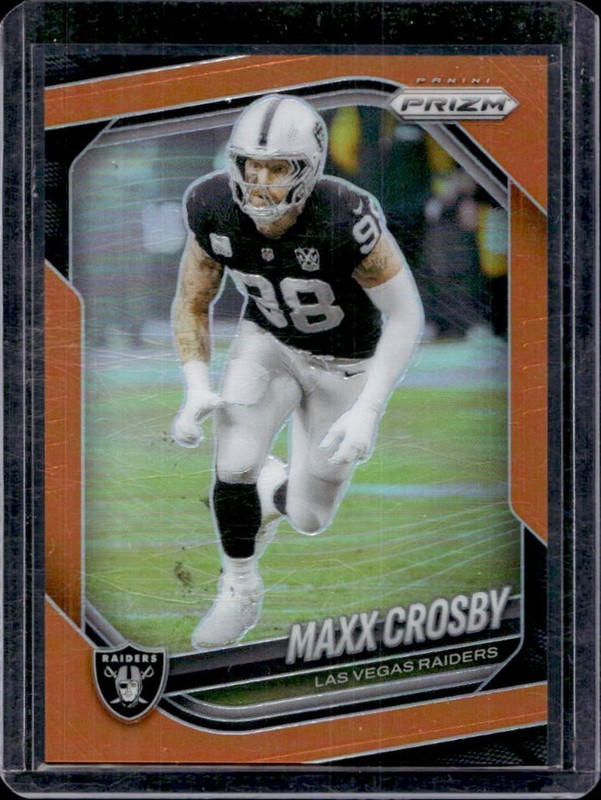 2025 Panini Prizm Maxx Crosby Orange #/249 Raiders